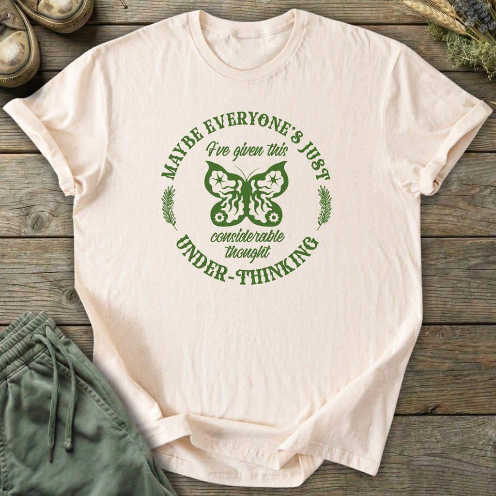 Printify T-Shirt Under Thinking T-Shirt