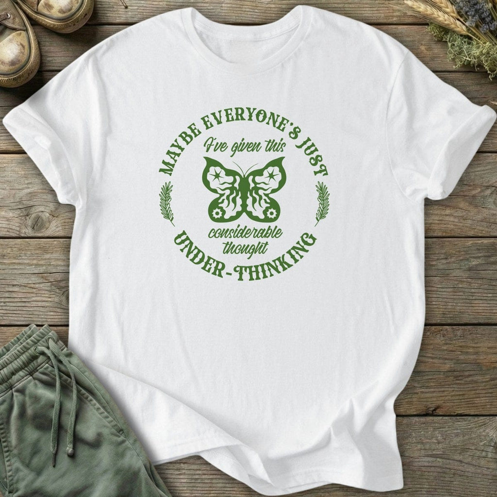 Printify T-Shirt Under Thinking T-Shirt