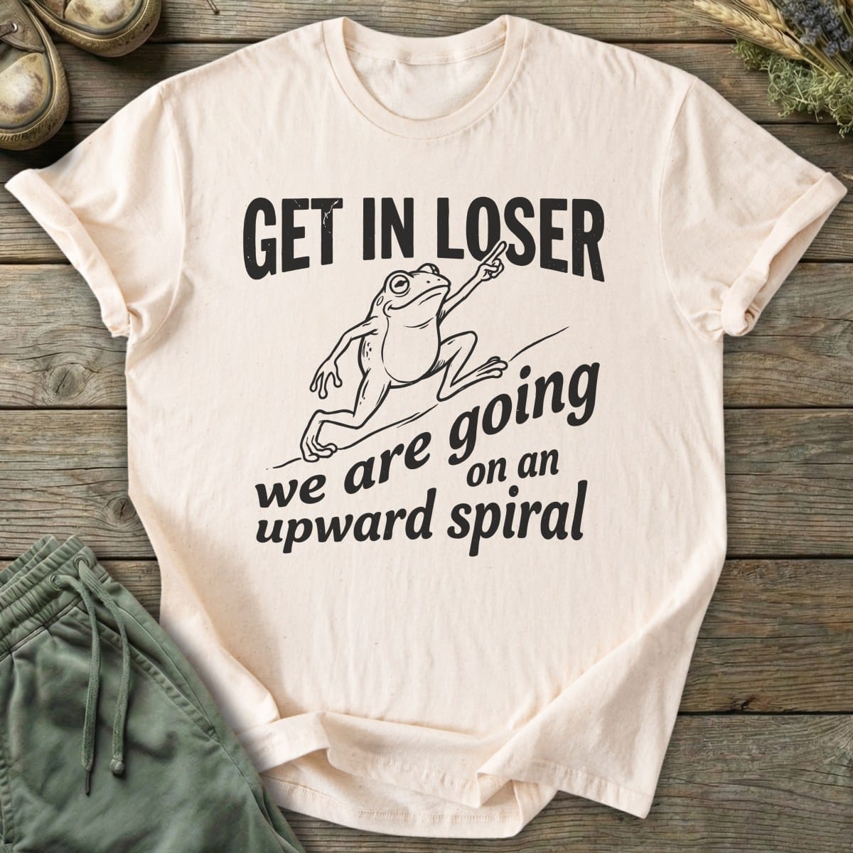 Printify T-Shirt Upward Spiral T-Shirt