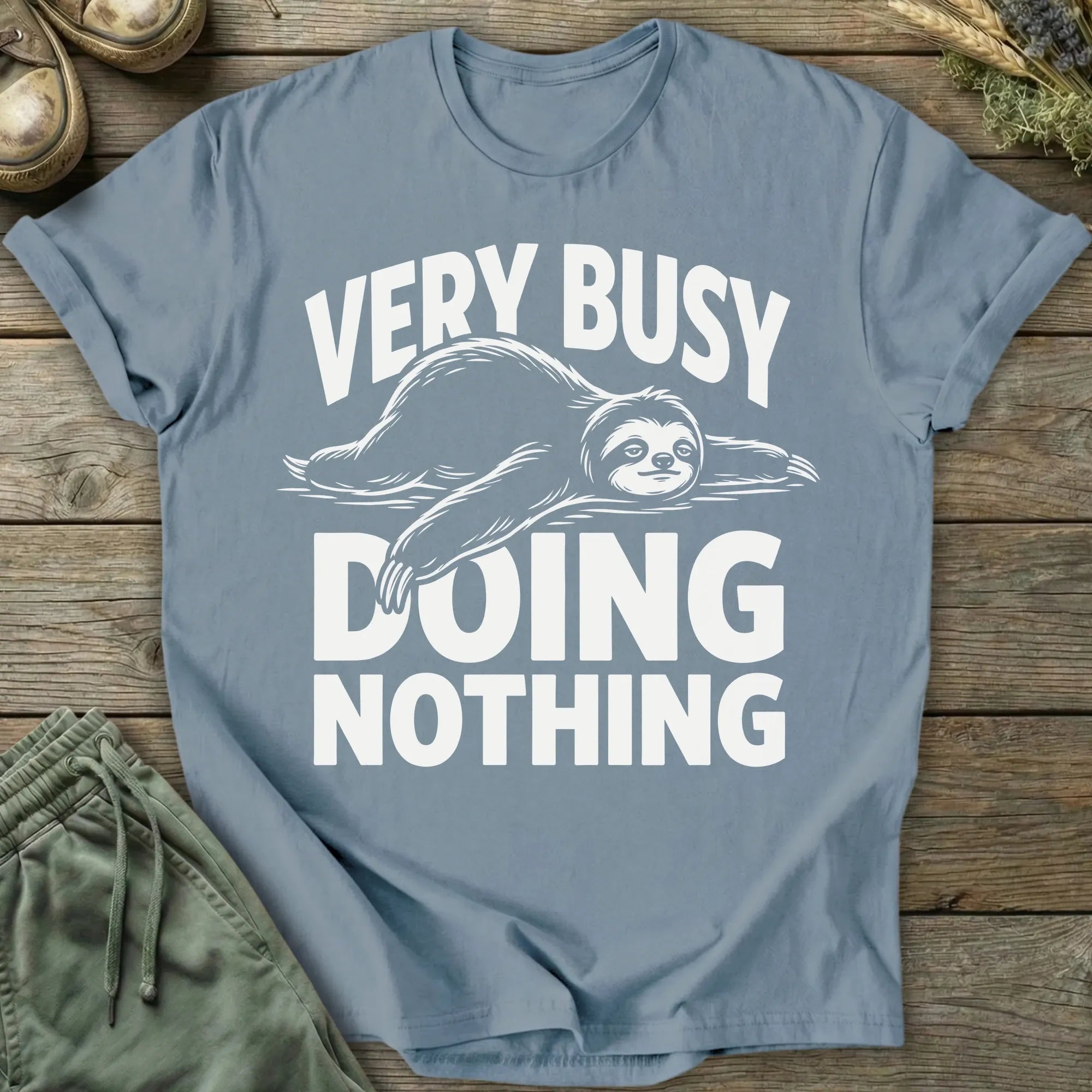 Printify T-Shirt Very Busy Doing Nothing T-Shirt