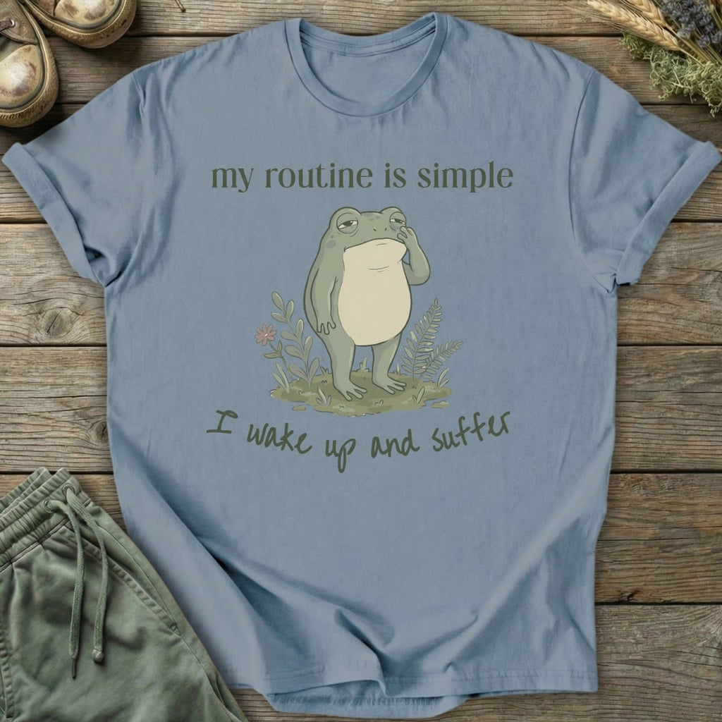 Printify T-Shirt Wake Up And Suffer T-Shirt