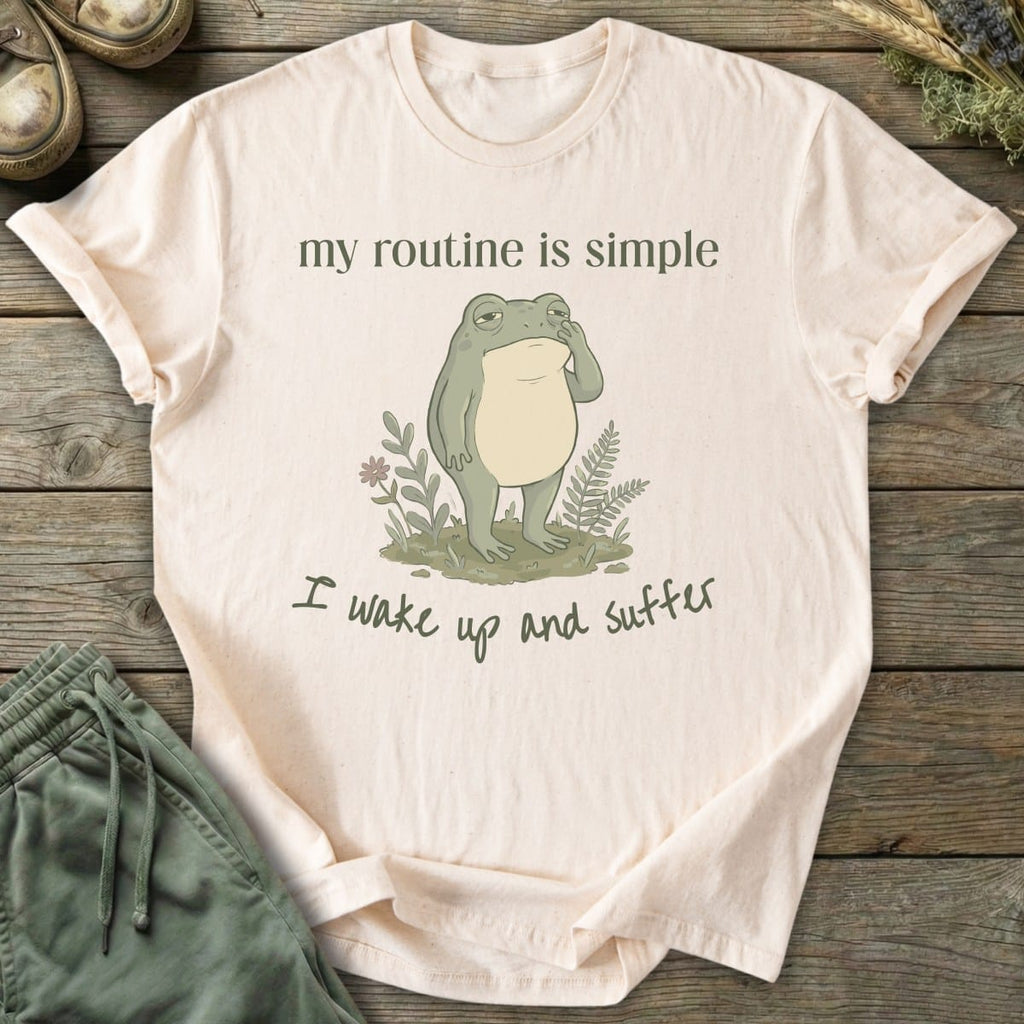 Printify T-Shirt Wake Up And Suffer T-Shirt