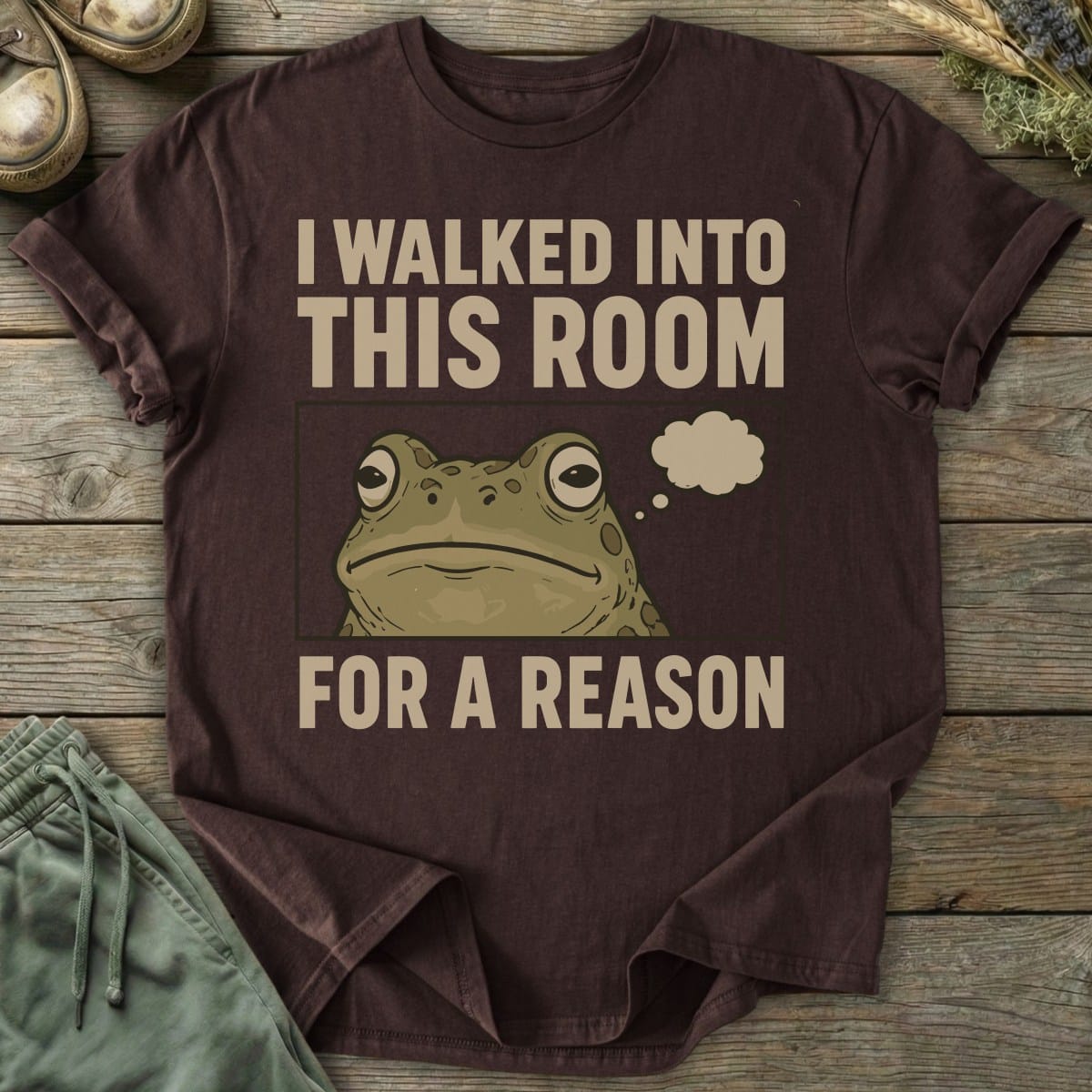 Printify T-Shirt Walked Into This Room T-Shirt