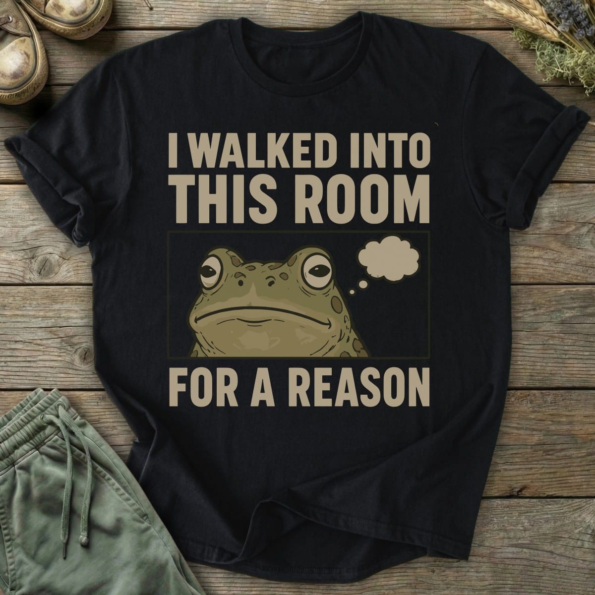Printify T-Shirt Walked Into This Room T-Shirt