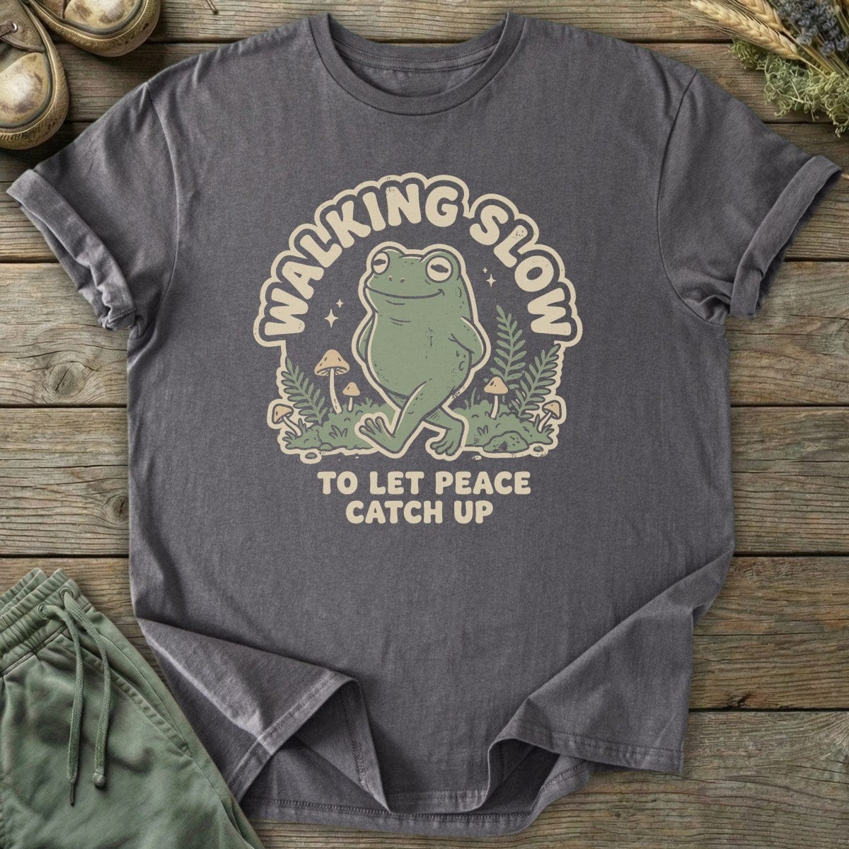 Printify T-Shirt Walking Slow T-Shirt