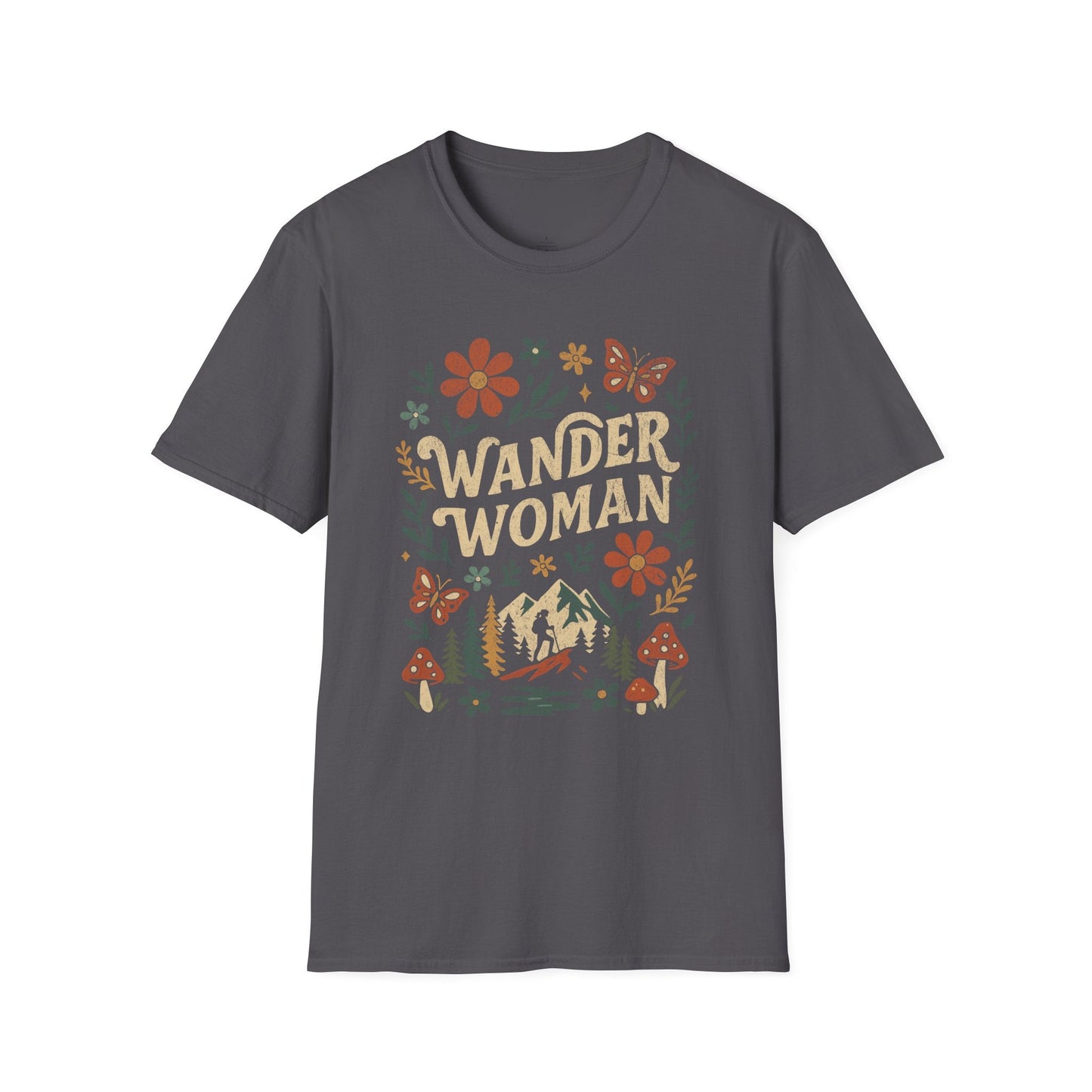 Printify T-Shirt Wander Woman Floral Scene T-Shirt