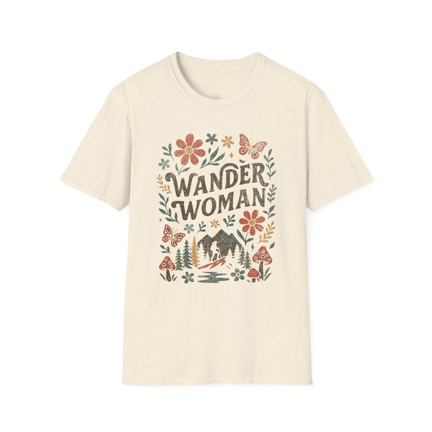 Printify T-Shirt Wander Woman Floral Scene T-Shirt