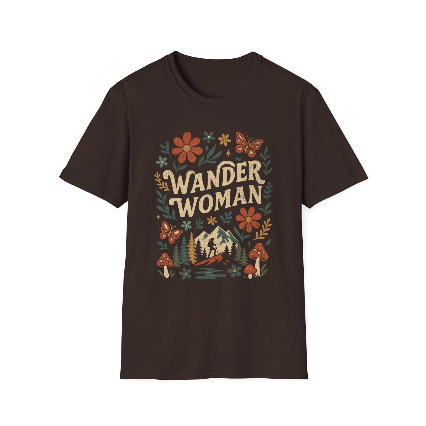 Printify T-Shirt Wander Woman Floral Scene T-Shirt