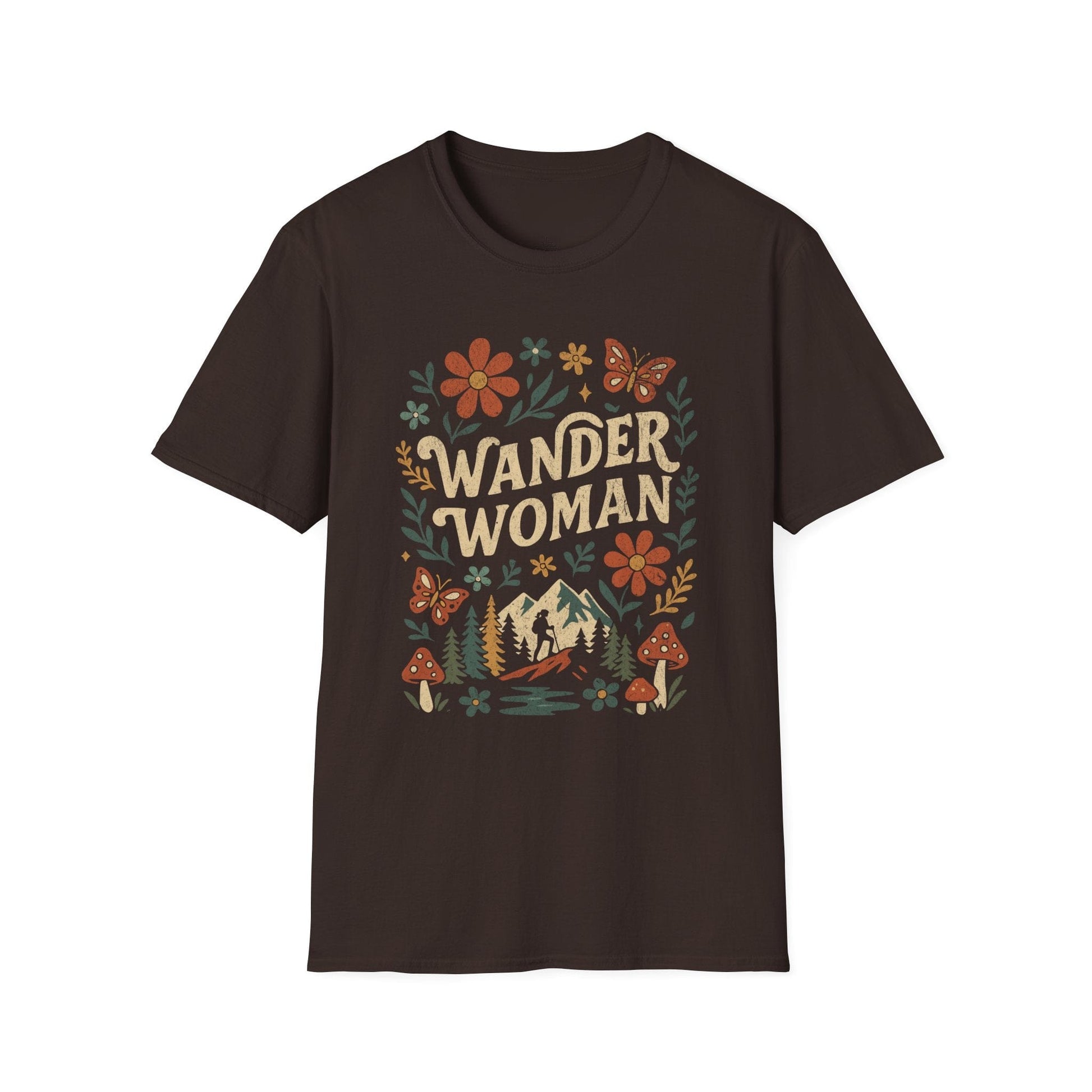 Printify T-Shirt Wander Woman Floral Scene T-Shirt