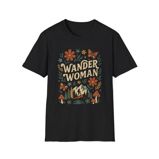 Printify T-Shirt Wander Woman Floral Scene T-Shirt