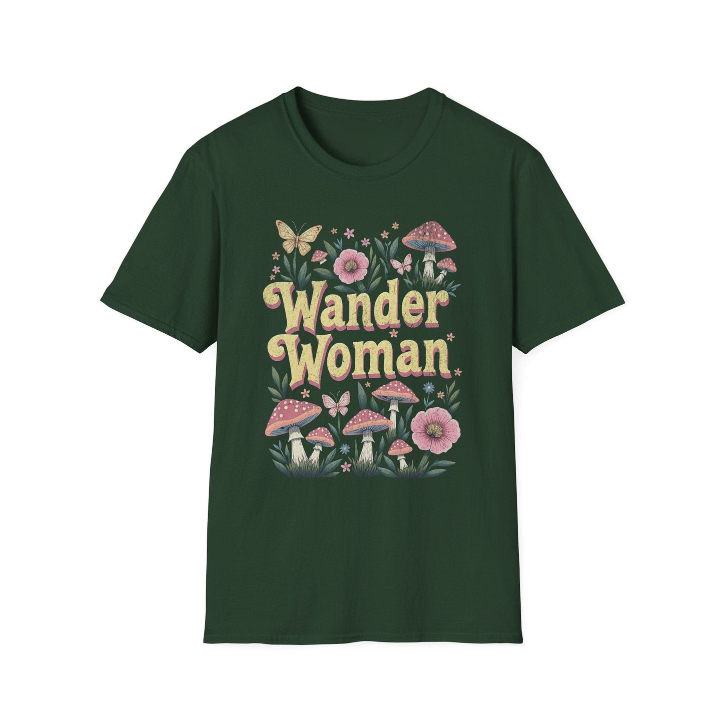 Printify T-Shirt Wander Woman Mushroom T-Shirt