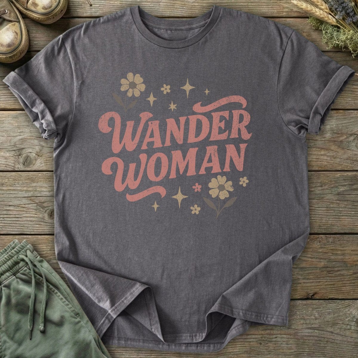 Printify T-Shirt Wander Woman Retro T-Shirt