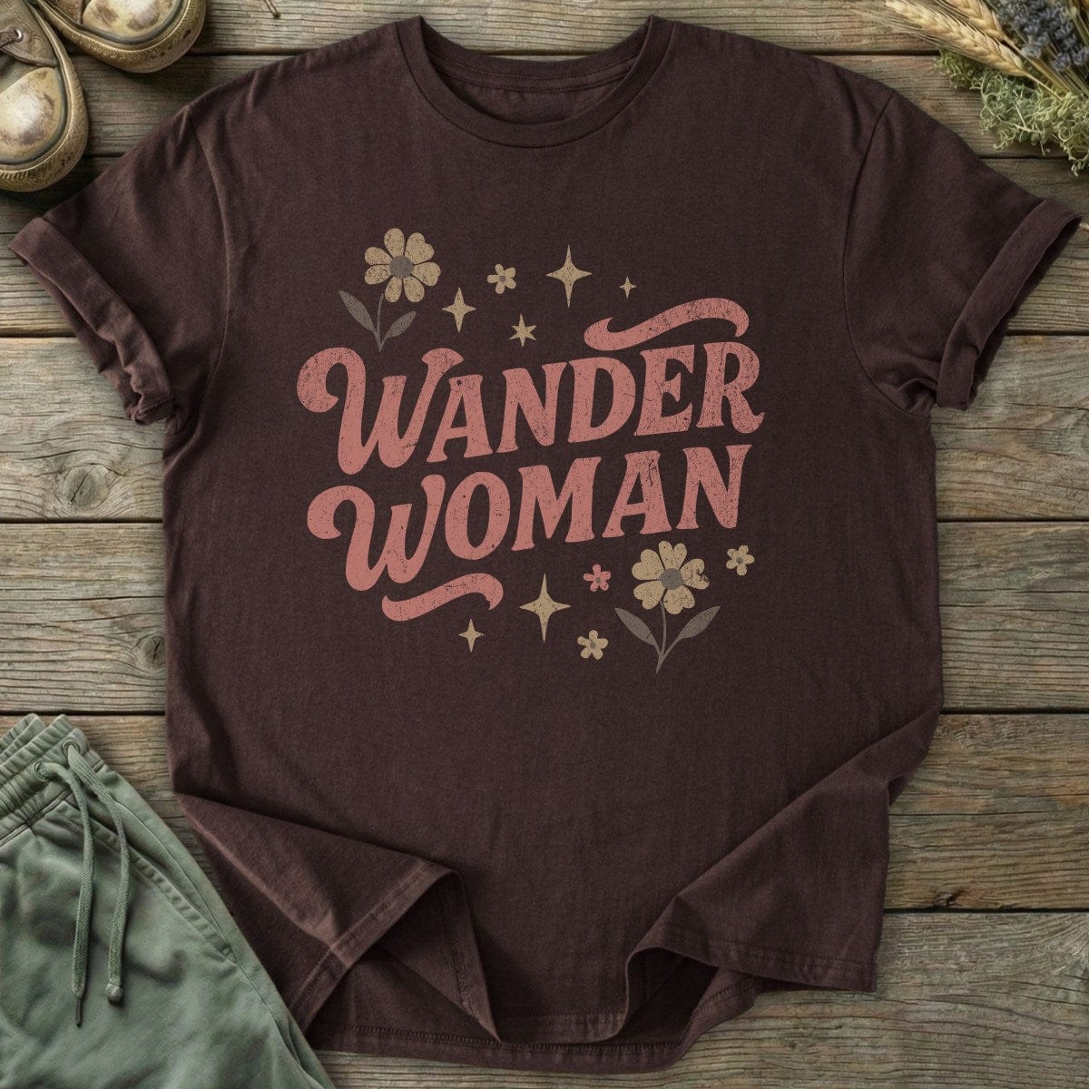 Printify T-Shirt Wander Woman Retro T-Shirt