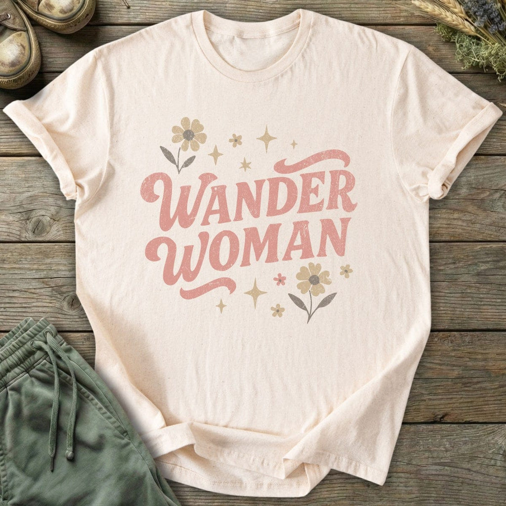 Printify T-Shirt Wander Woman Retro T-Shirt