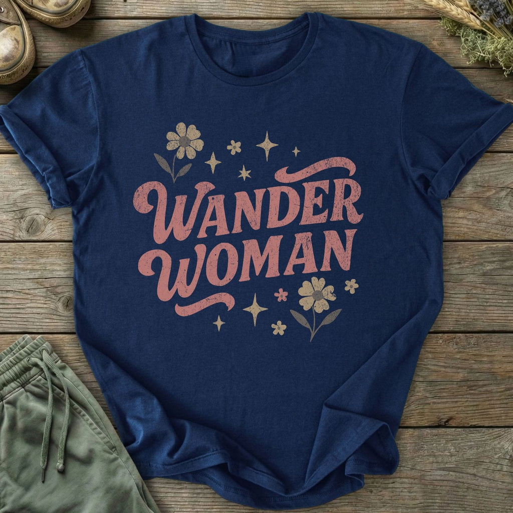 Printify T-Shirt Wander Woman Retro T-Shirt