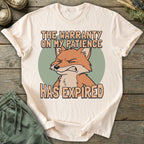 Printify T-Shirt Warranty On Patience T-Shirt