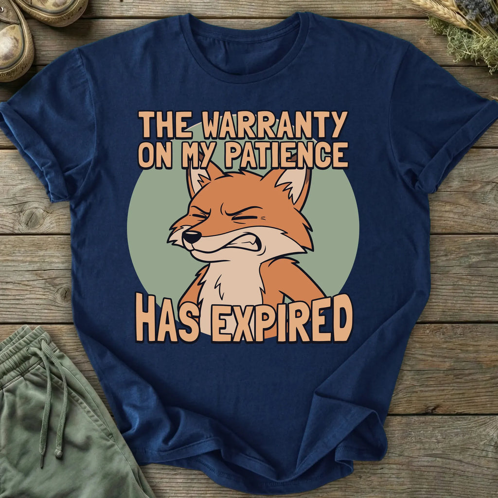 Printify T-Shirt Warranty On Patience T-Shirt