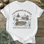 Printify T-Shirt Watch Ducks Swim T-Shirt