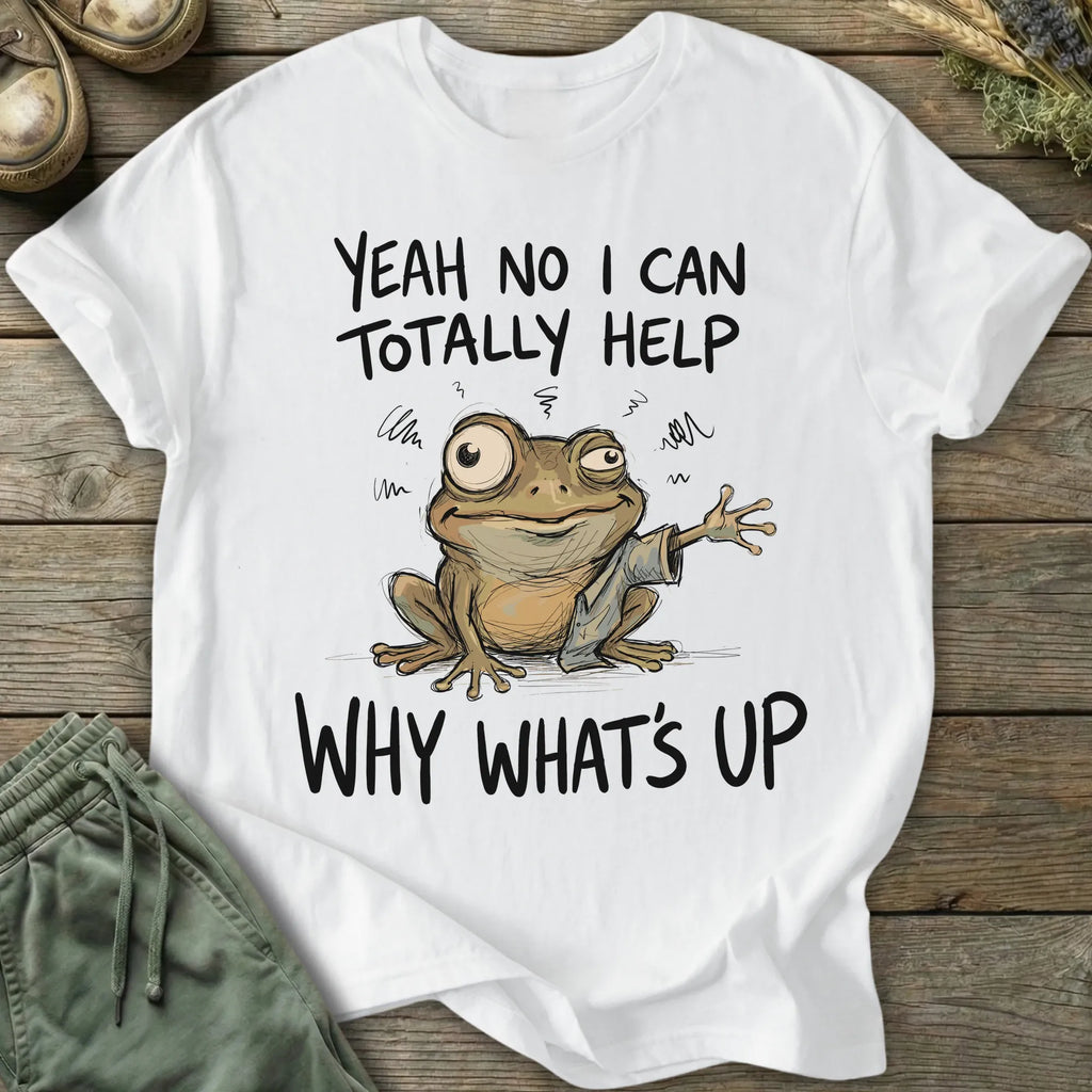 Printify T-Shirt Waving Frog T-Shirt