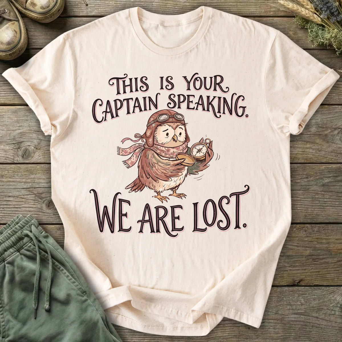 Printify T-Shirt We Are Lost T-Shirt