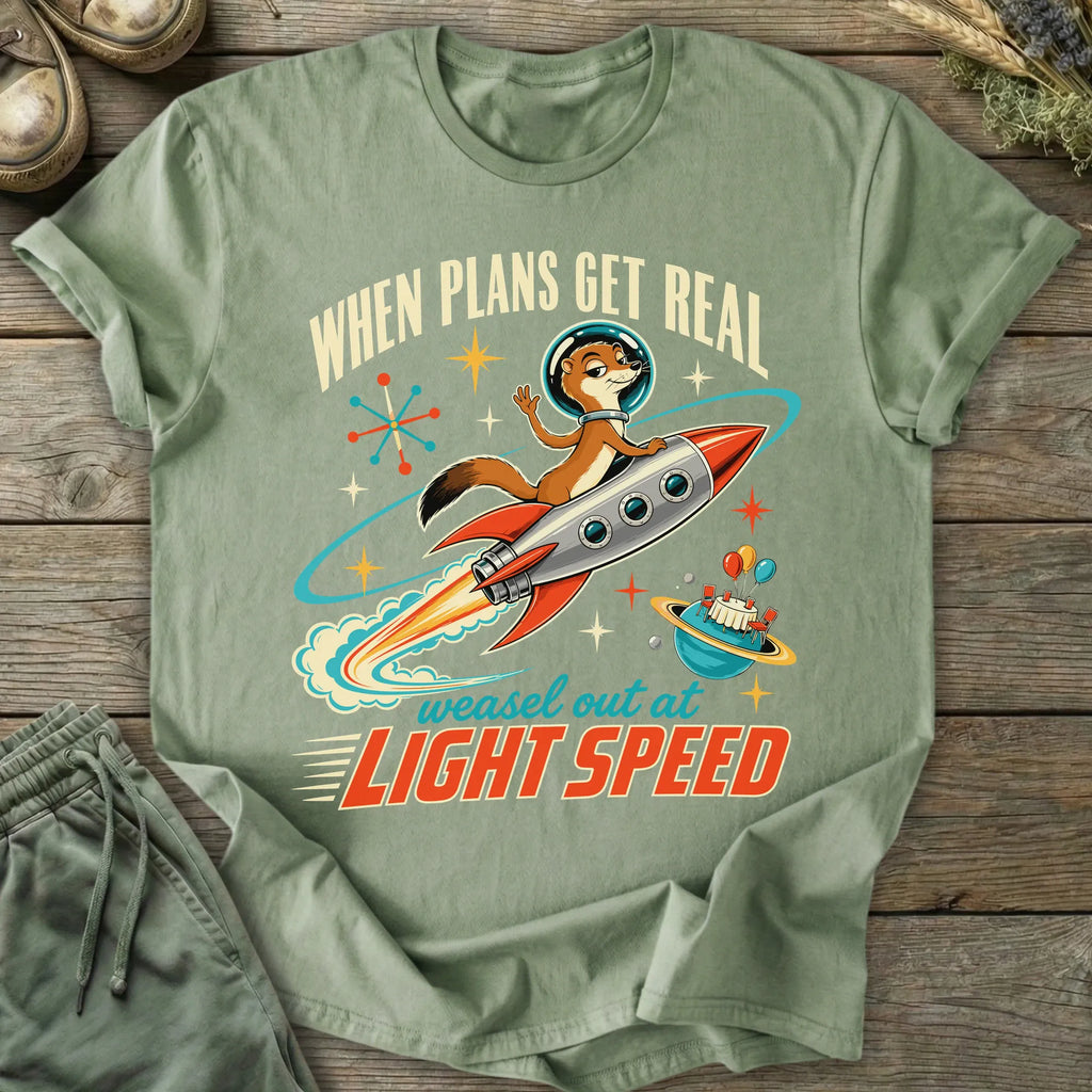 Printify T-Shirt Weasel Out T-Shirt