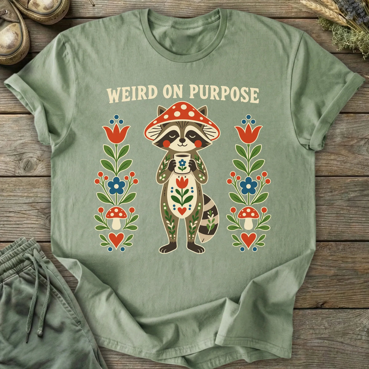 Printify T-Shirt Weird On Purpose T-Shirt
