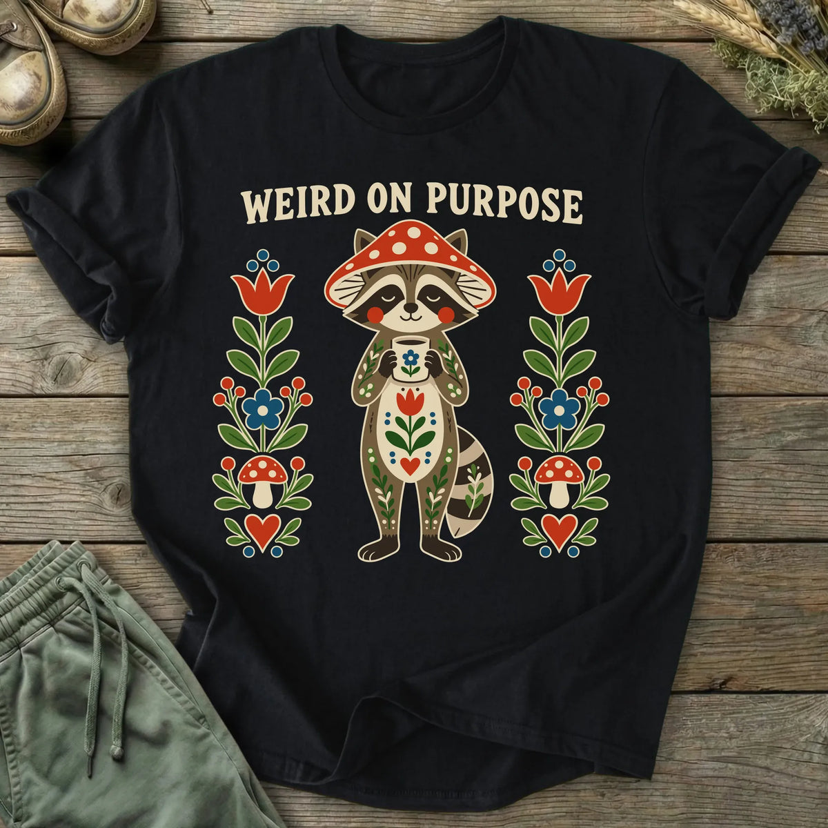 Printify T-Shirt Weird On Purpose T-Shirt