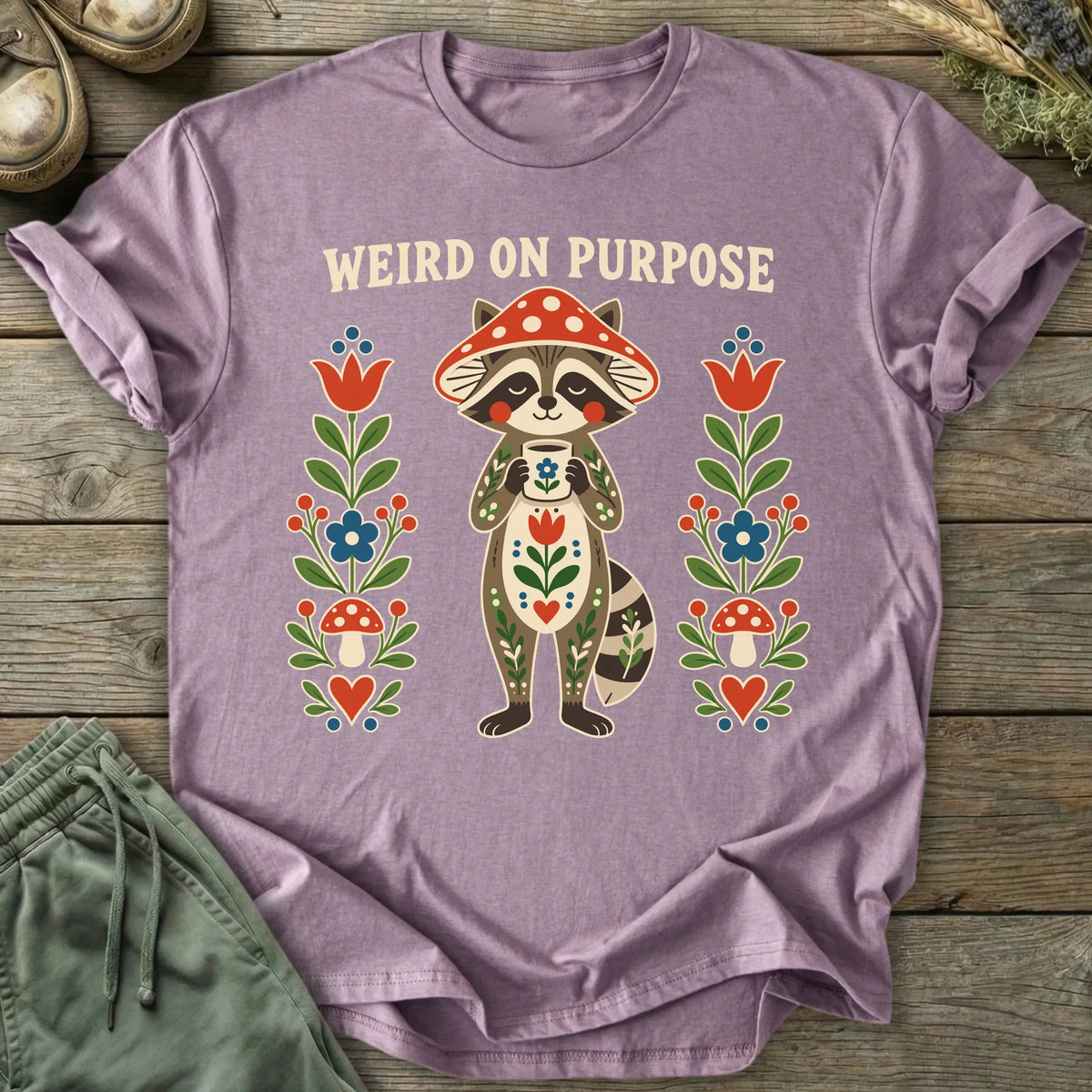 Printify T-Shirt Weird On Purpose T-Shirt