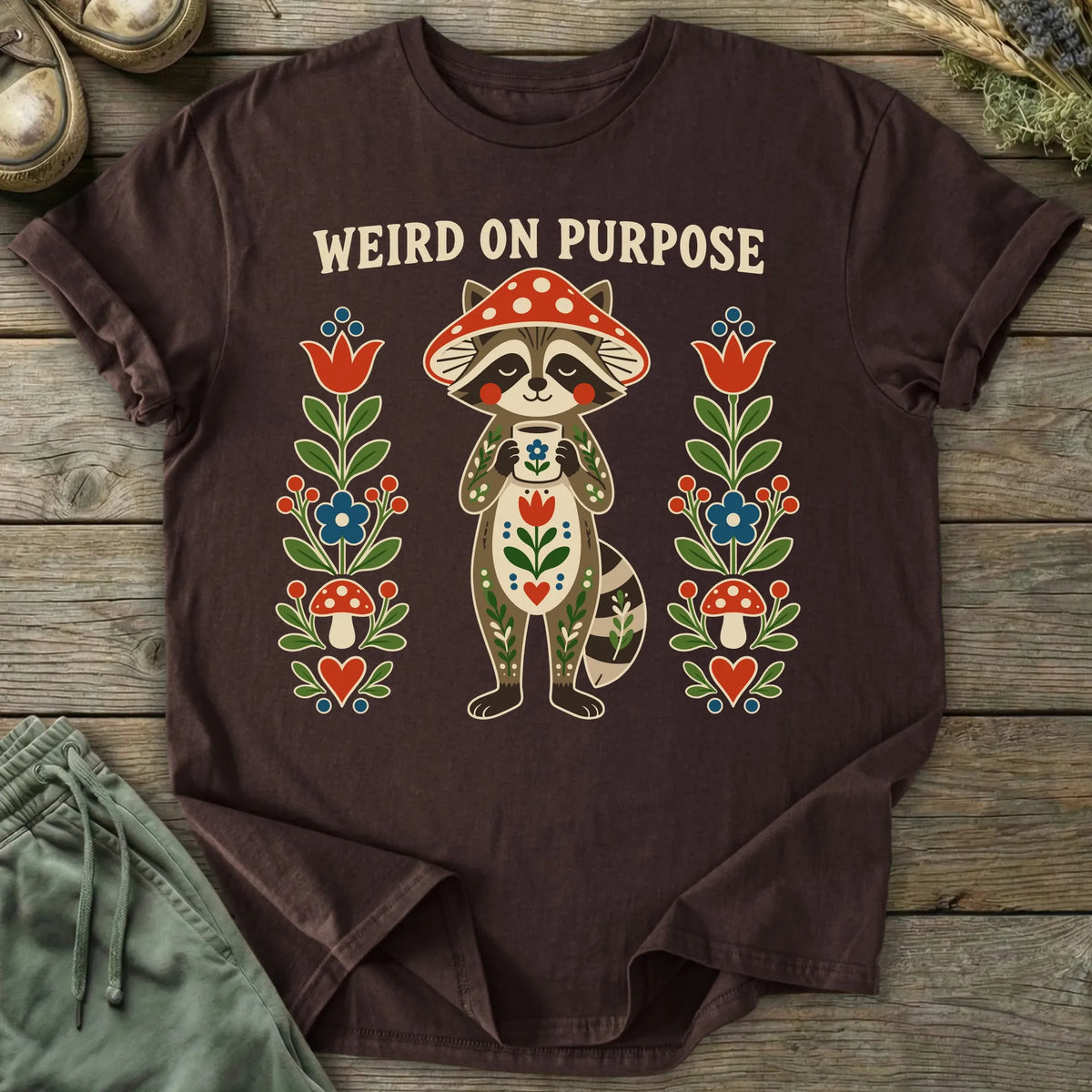 Printify T-Shirt Weird On Purpose T-Shirt