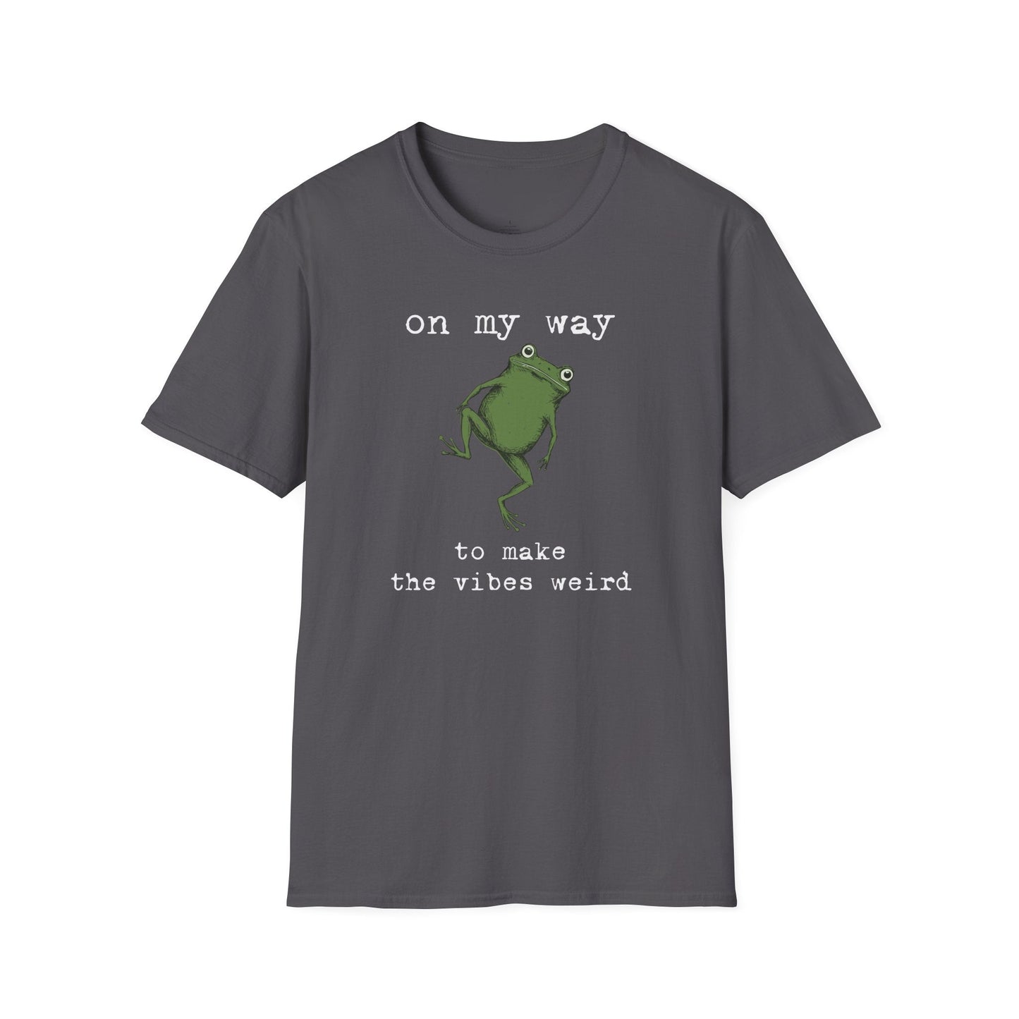 Printify T-Shirt Weird Vibes Frog T-Shirt