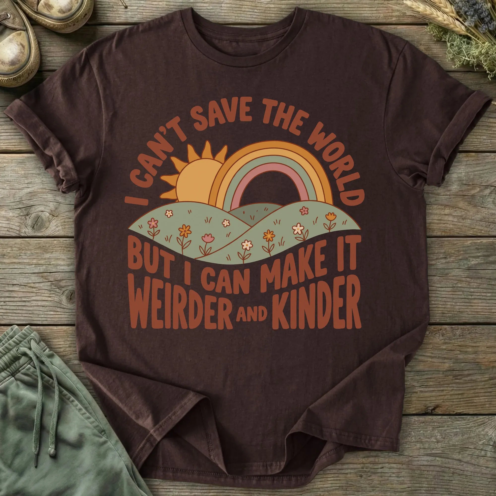 Printify T-Shirt Weirder Kinder T-Shirt
