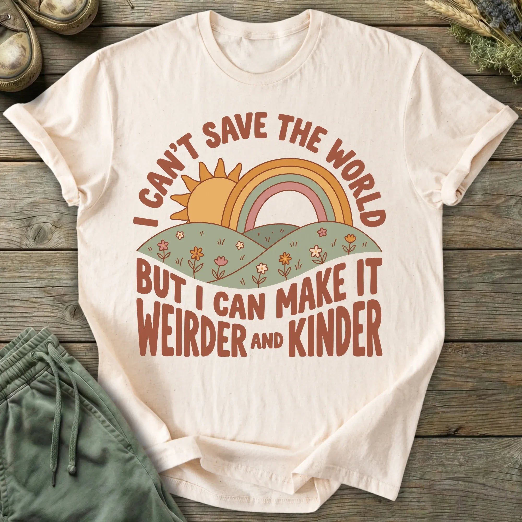 Printify T-Shirt Weirder Kinder T-Shirt