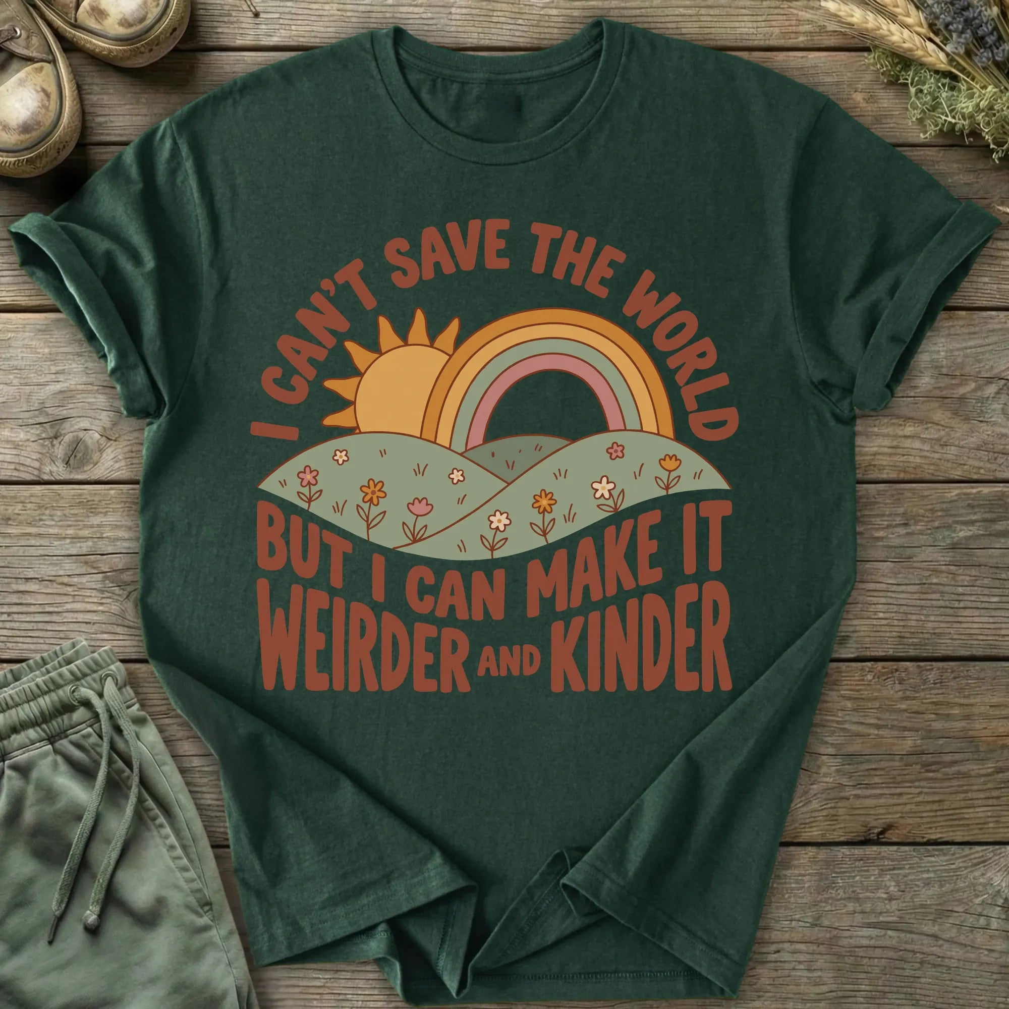 Printify T-Shirt Weirder Kinder T-Shirt