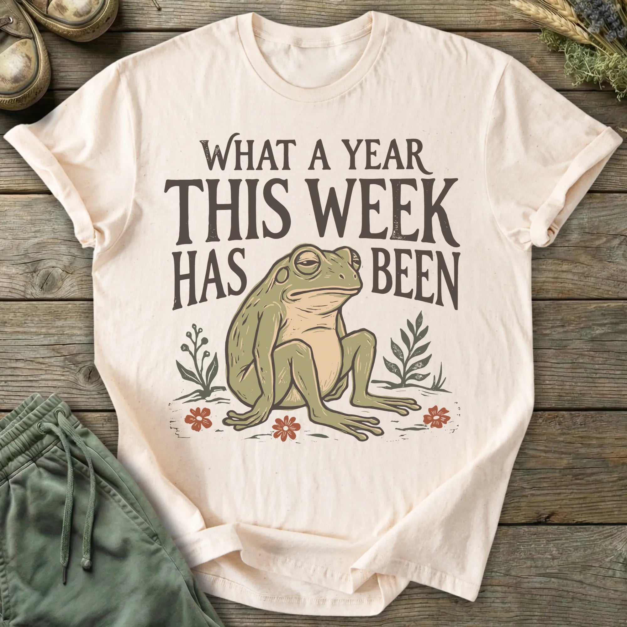 Printify T-Shirt What A Year This Week T-Shirt