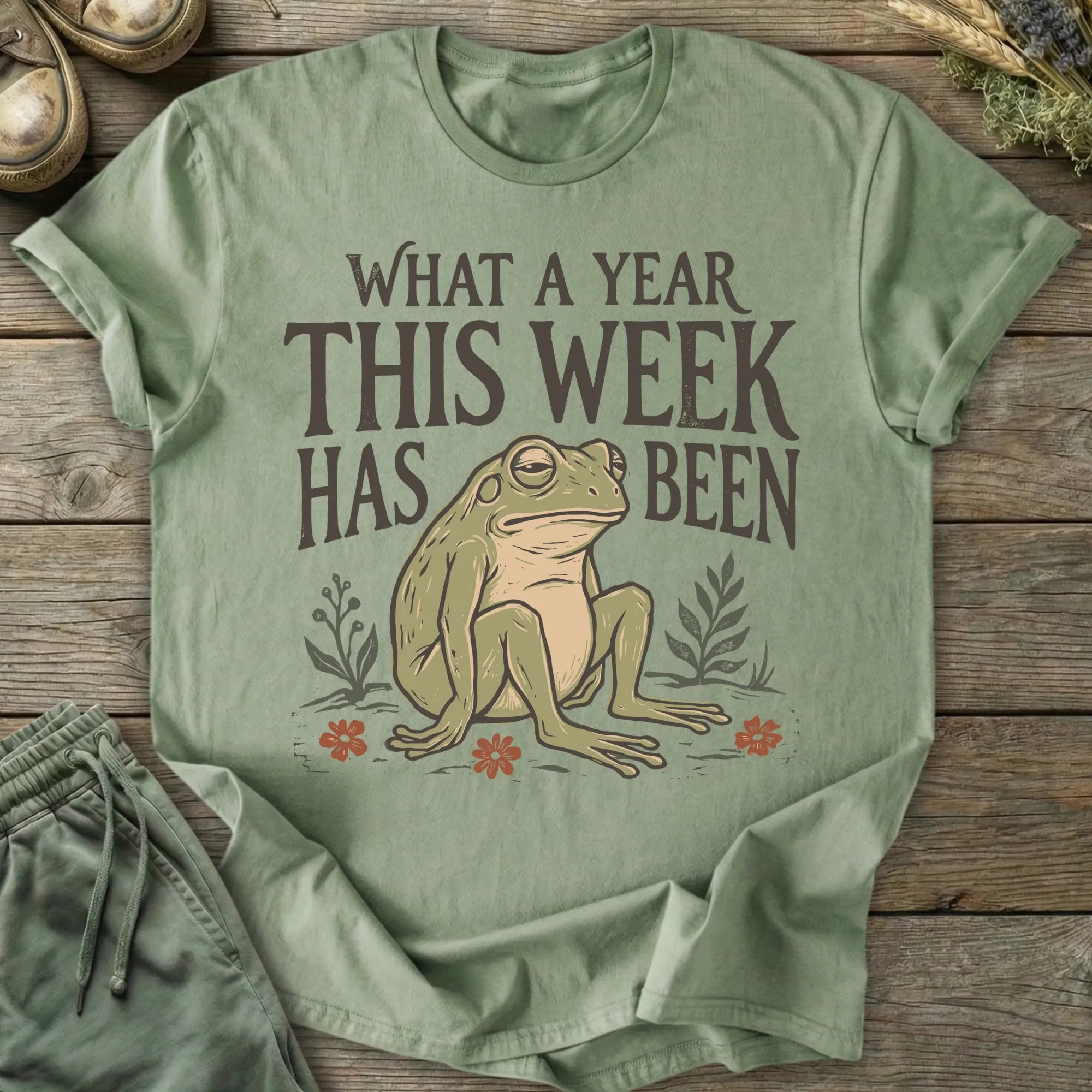Printify T-Shirt What A Year This Week T-Shirt