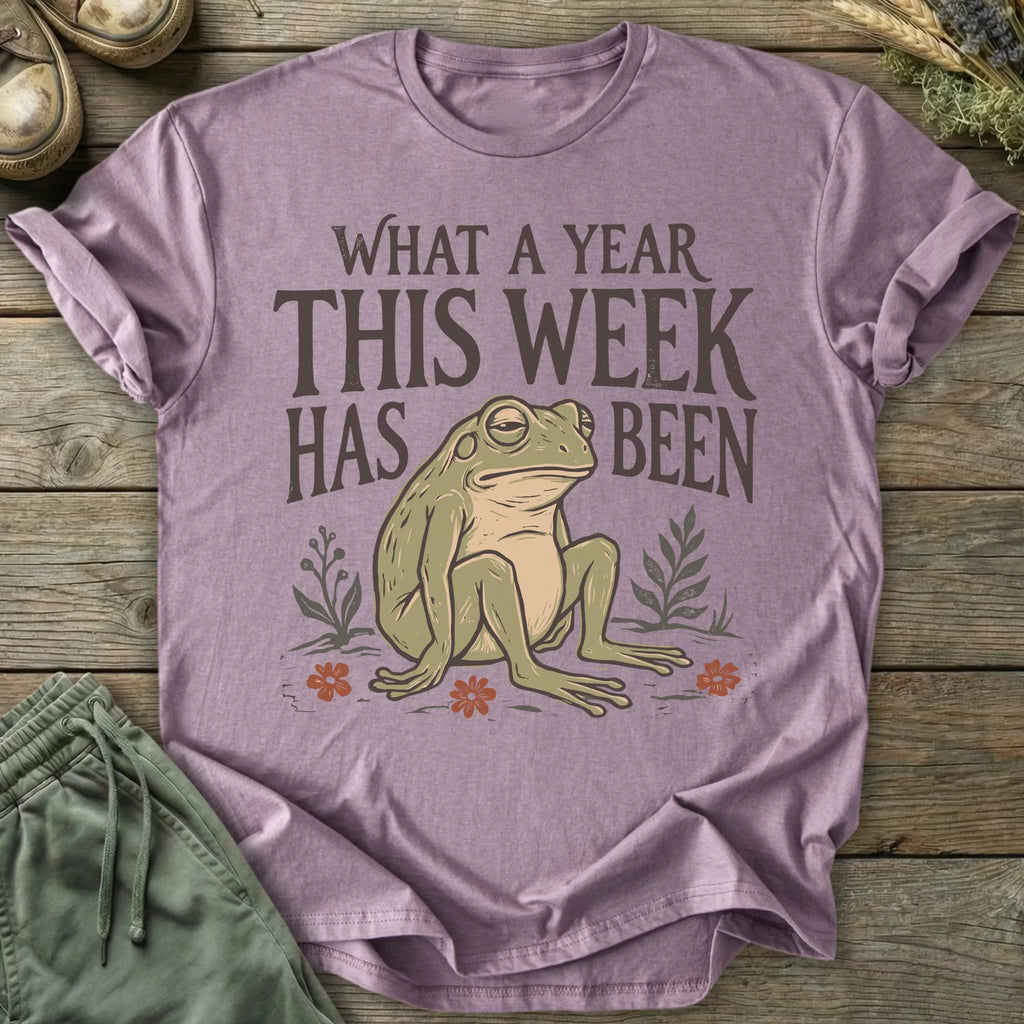 Printify T-Shirt What A Year This Week T-Shirt
