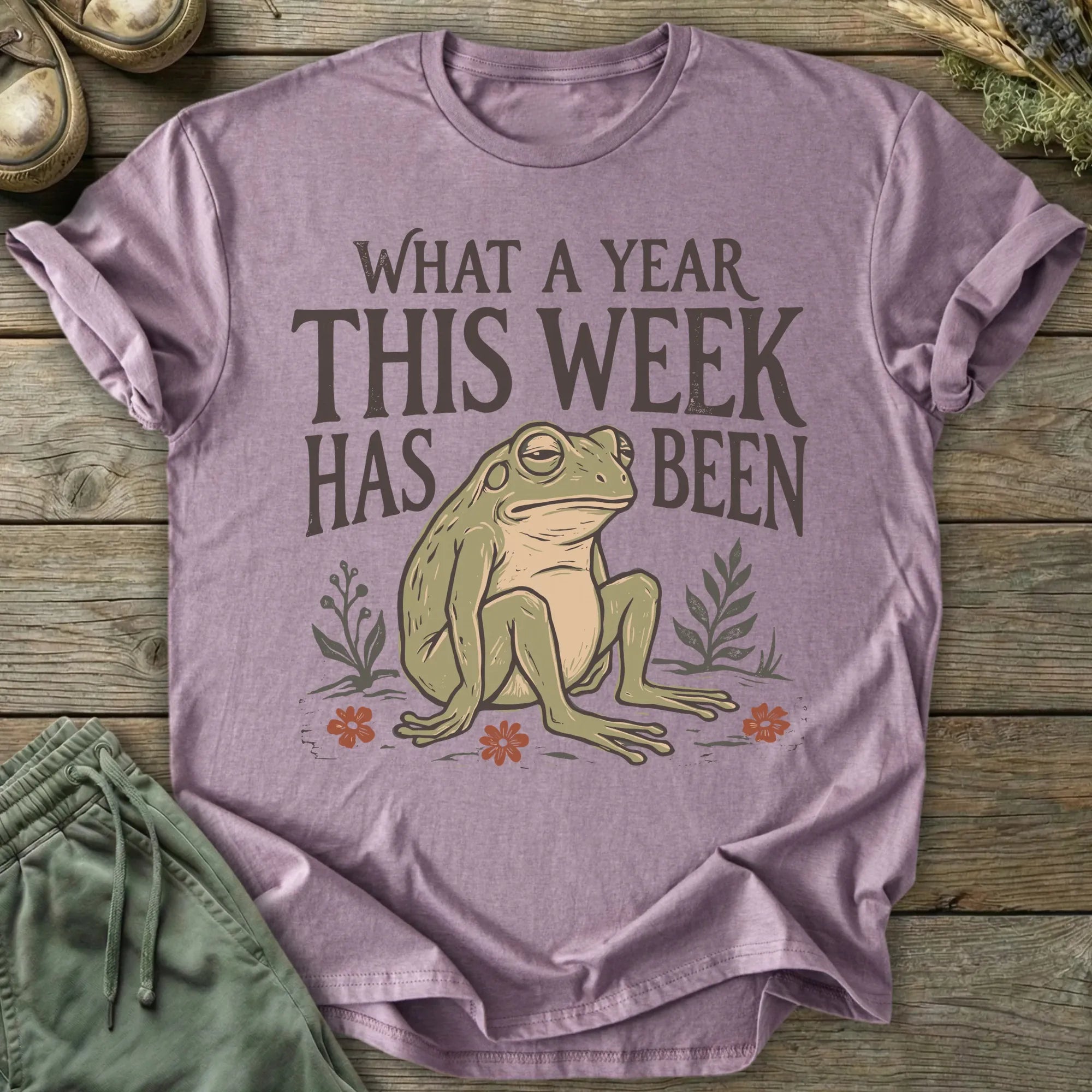 Printify T-Shirt What A Year This Week T-Shirt