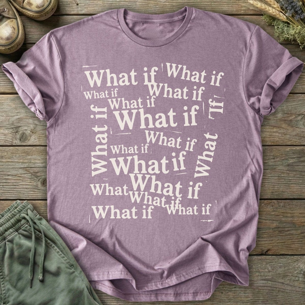 Printify T-Shirt What If T-Shirt