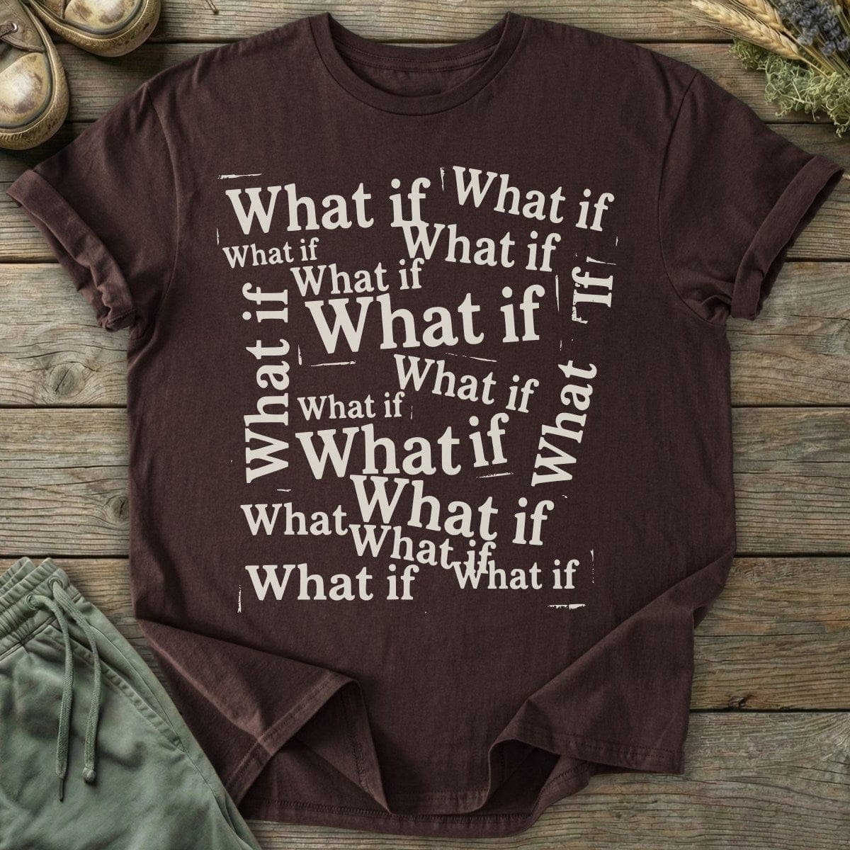 Printify T-Shirt What If T-Shirt