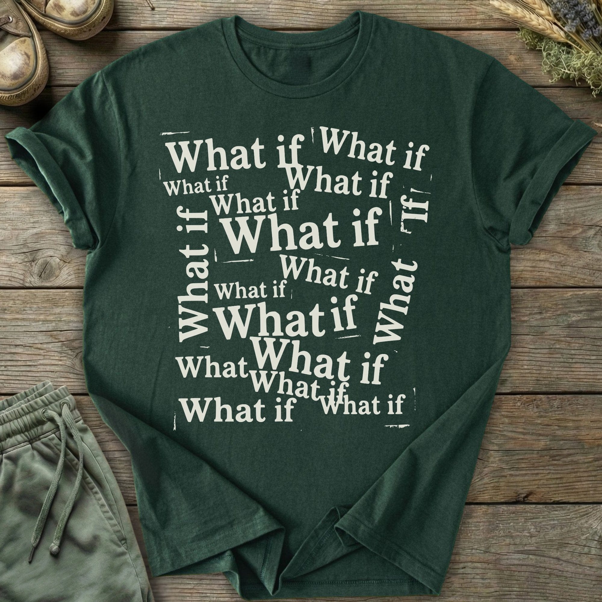 Printify T-Shirt What If T-Shirt
