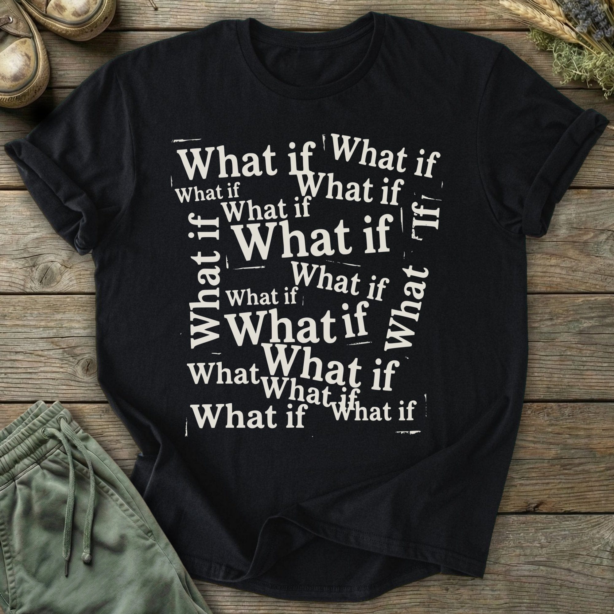Printify T-Shirt What If T-Shirt