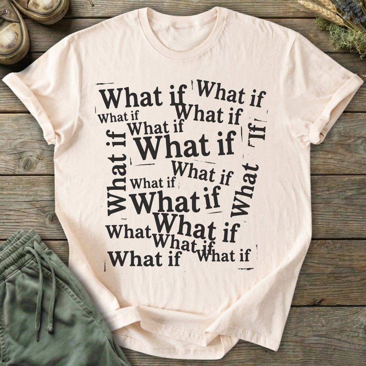 Printify T-Shirt What If T-Shirt