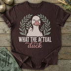 Printify T-Shirt What The Actual Duck T-Shirt