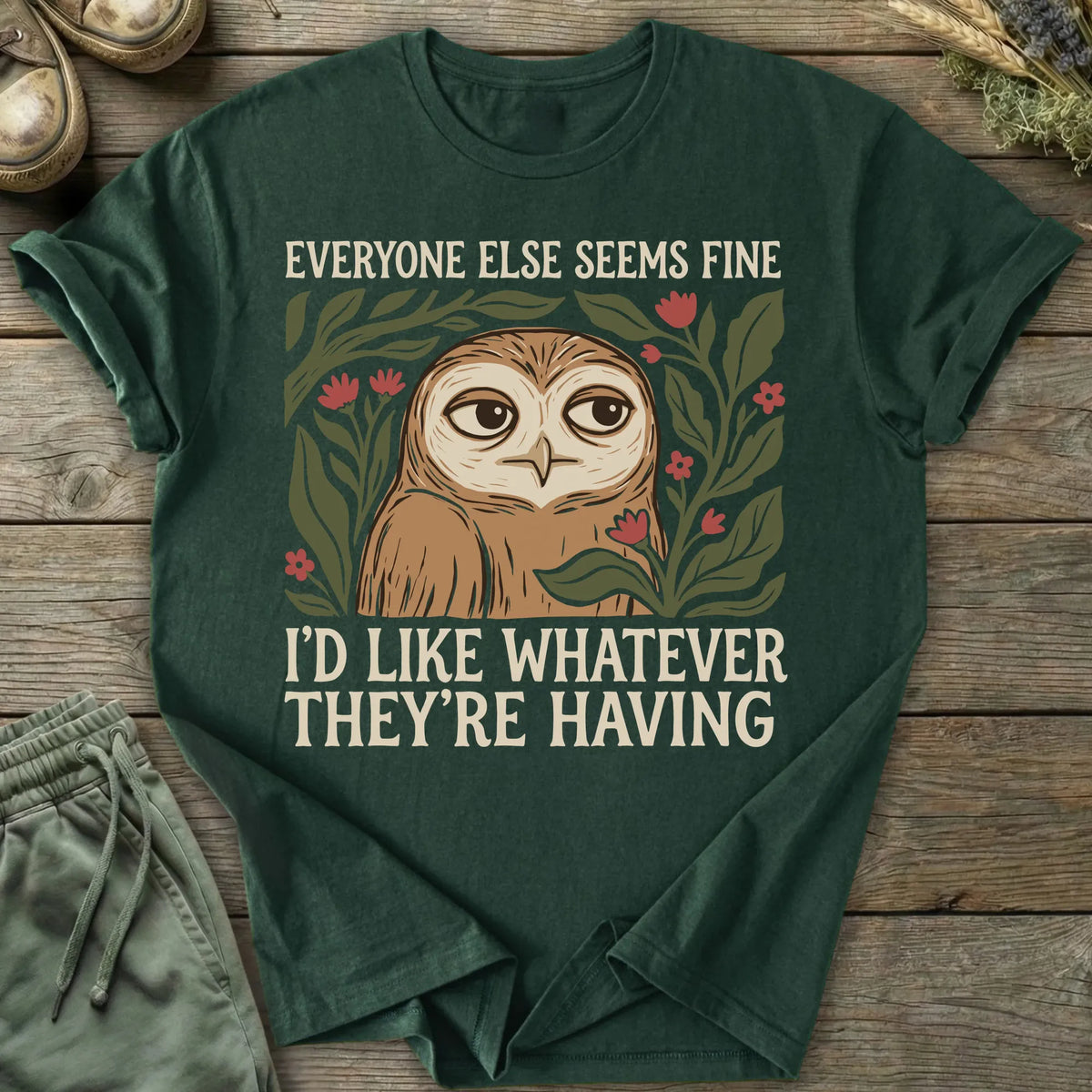 Printify T-Shirt Whatever They're Having T-Shirt