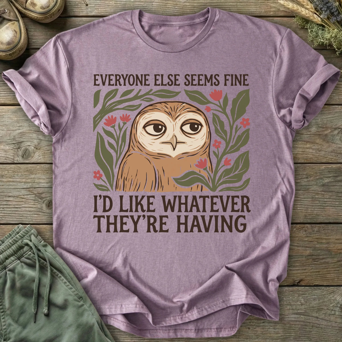 Printify T-Shirt Whatever They're Having T-Shirt