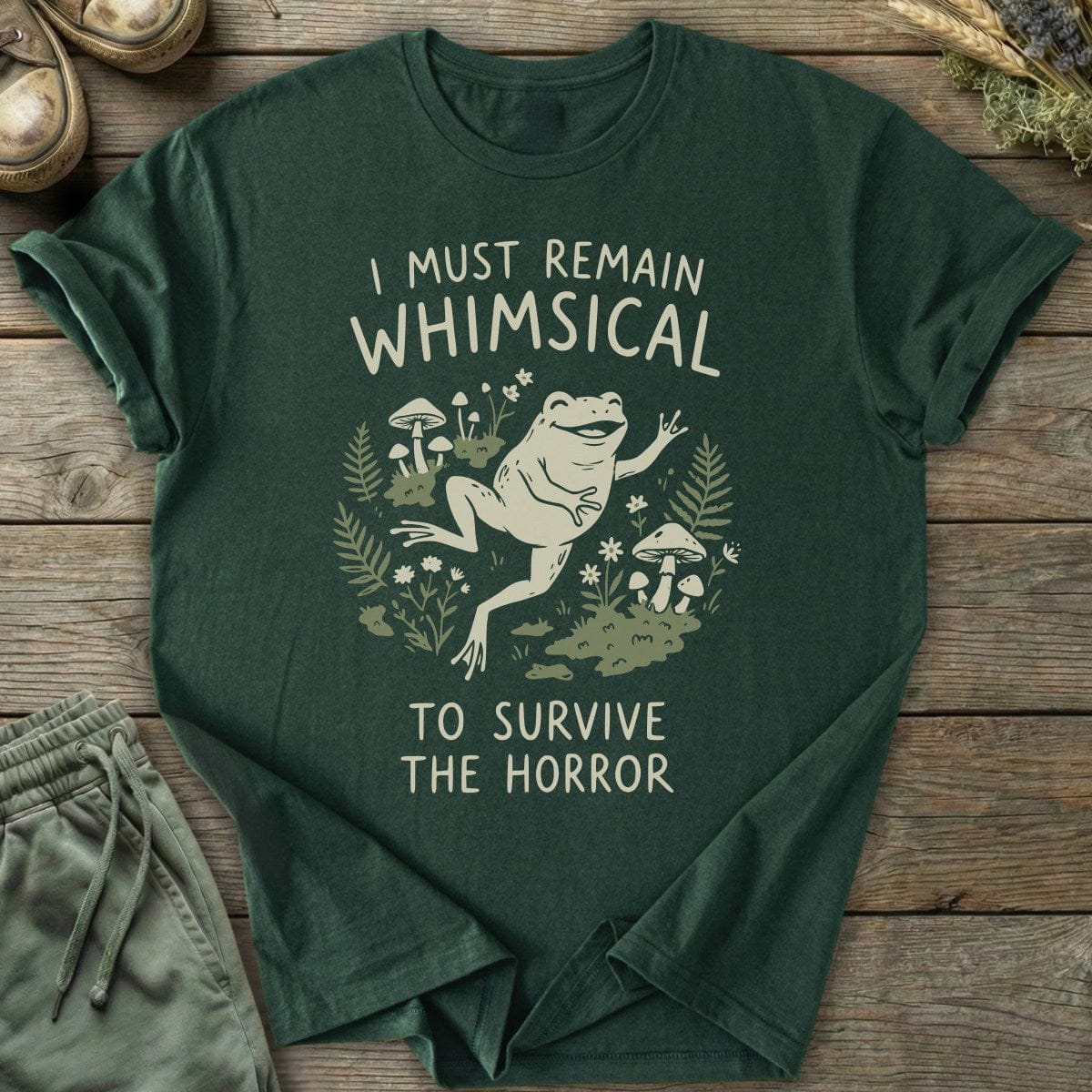 Printify T-Shirt Whimsical Frog T-Shirt