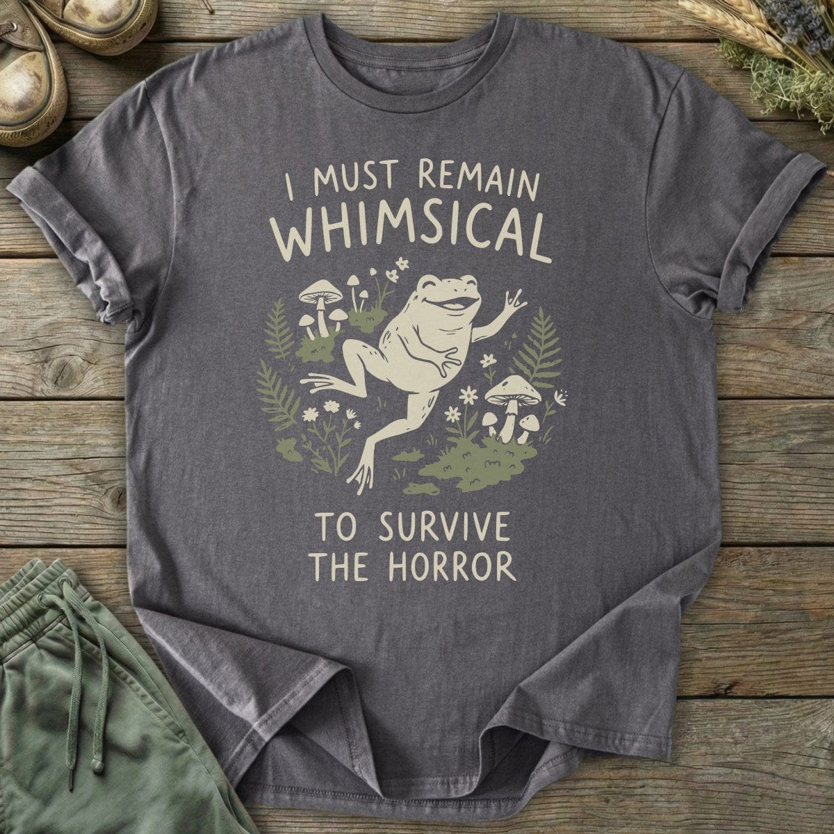 Printify T-Shirt Whimsical Frog T-Shirt