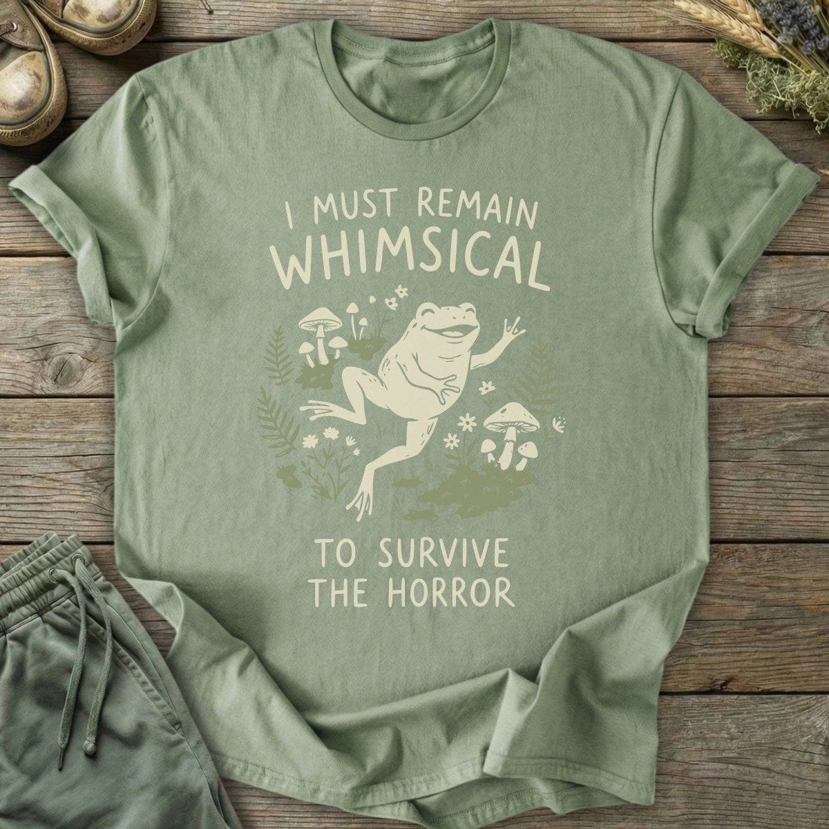 Printify T-Shirt Whimsical Frog T-Shirt