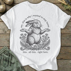 Printify T-Shirt Why I Stay Home T-Shirt