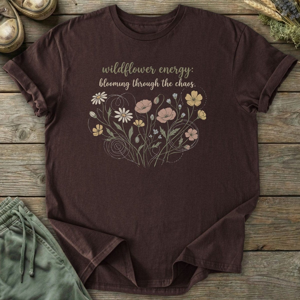 Printify T-Shirt Wildflower Energy T-Shirt